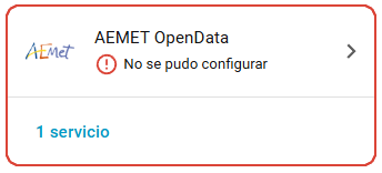 Integración no disponible